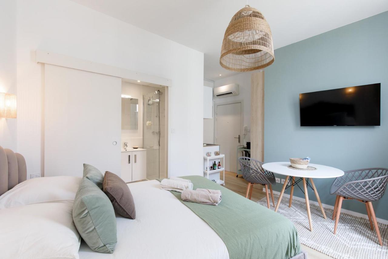 Comfortable Studio W Balcony Cannes Center Tgv Bagian luar foto