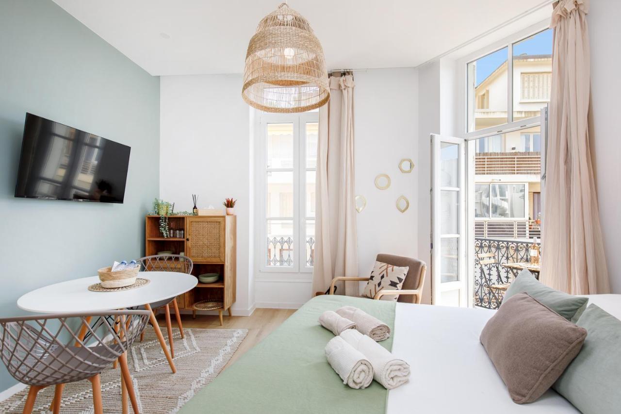 Comfortable Studio W Balcony Cannes Center Tgv Bagian luar foto